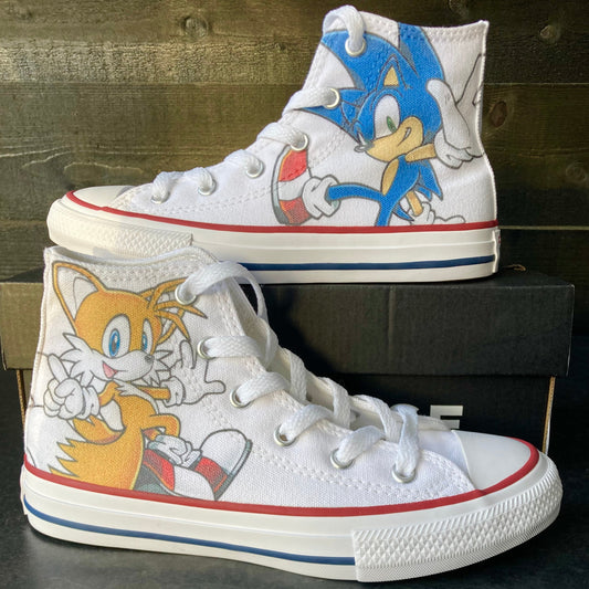 SONIC THE HEDGEHOG CONVERSE SHOES